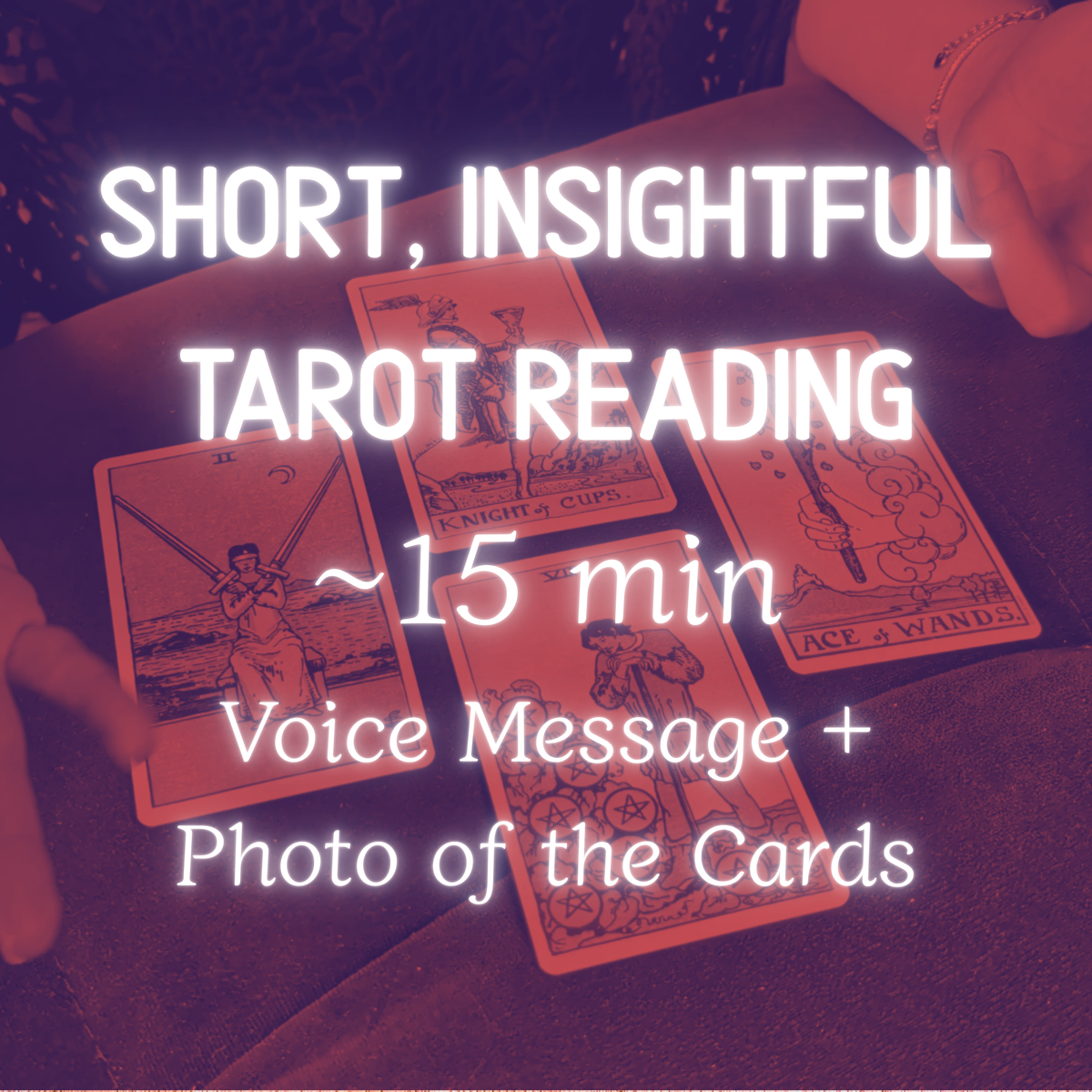 🔮 SHORT TAROT READING: 15 MINUTE VOICE MESSAGE + PHOTO