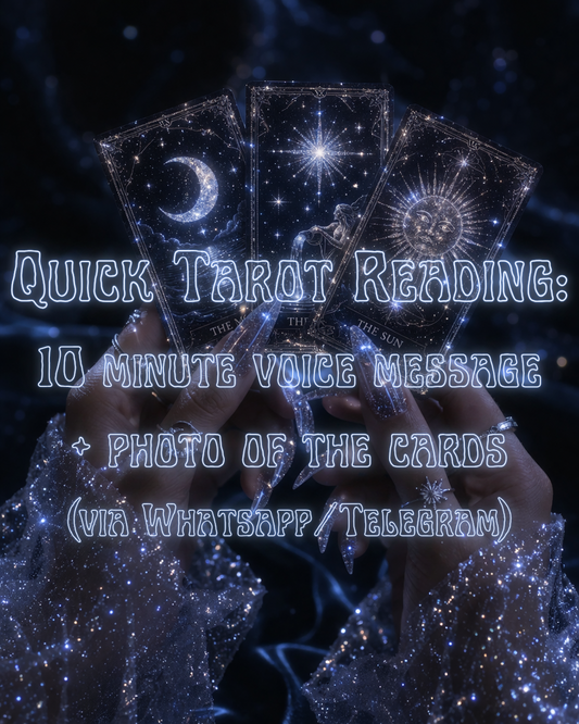 🔮 Quick Tarot Reading: 10 Minute Voice Message + Photo